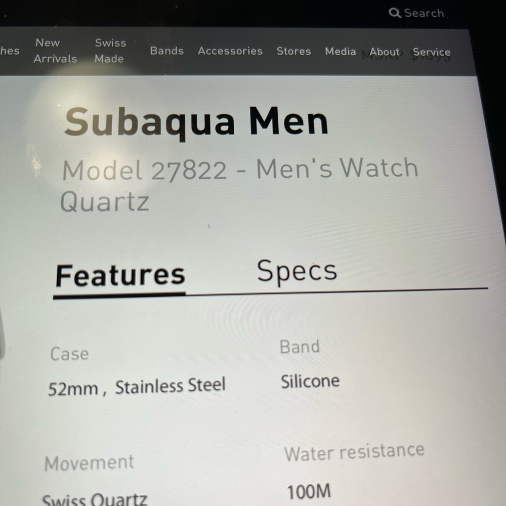 Mens Invicta Reserve Subaqua, 52mm - Picture 2 of 6